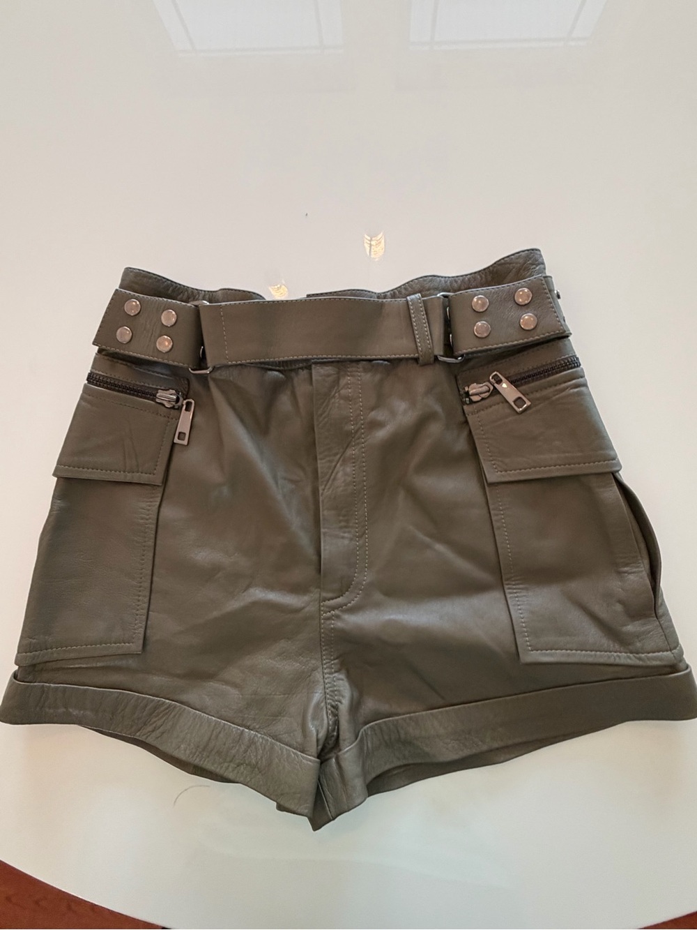 Carol Rossato leather shorts